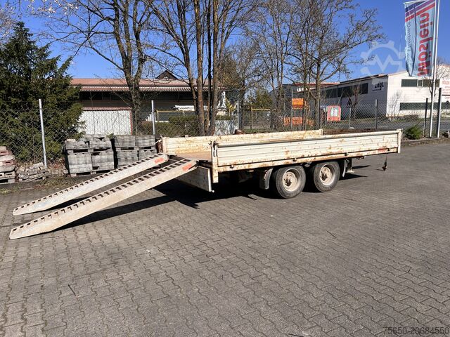 Low loader trailer HIRTH TT  Tandemtieflader