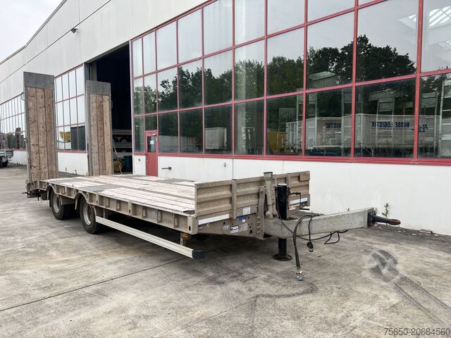 Low loader trailer Humbaur HBTZ  21 t Tandemtieflader