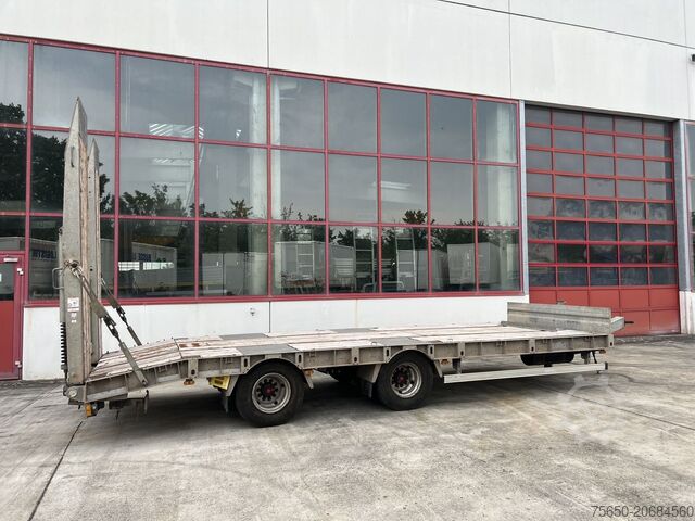 Low loader trailer Humbaur HBTZ  21 t Tandemtieflader