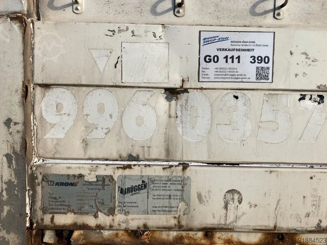 Swap body trailer KRONE Wechselbrücke Pritsche