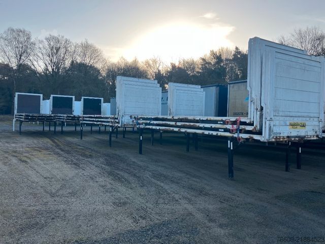 Swap body trailer KRONE Wechselbrücke Pritsche
