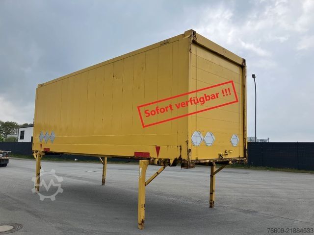 Swap body trailer KRONE Wechselbrücke Koffer