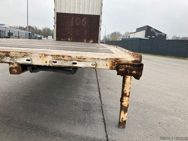 Swap body trailer KRONE Wechselbrücke Pritsche