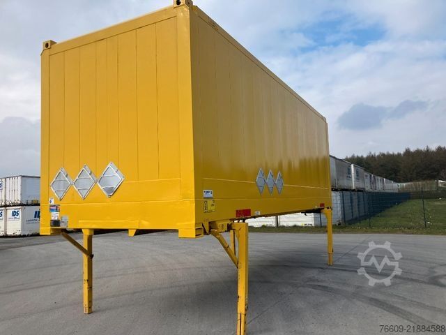 Swap body trailer KRONE Wechselbrücke Koffer