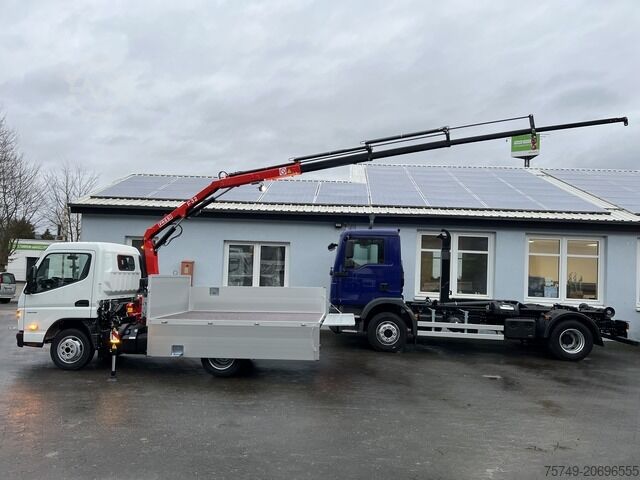 Pritschenwagen Fuso 3S15 Alu Pritsche 2.80m Ladekran Funk! sofort verfügbar!