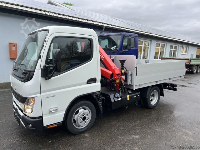 Pritschenwagen Fuso 3S15 Alu Pritsche 2.80m Ladekran Funk! sofort verfügbar!