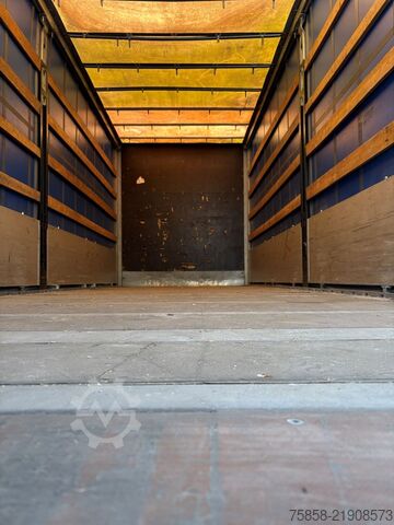 Swap body with flatbed & tarp Wecon 7,82m Verzinkt Bordwand unter Plane