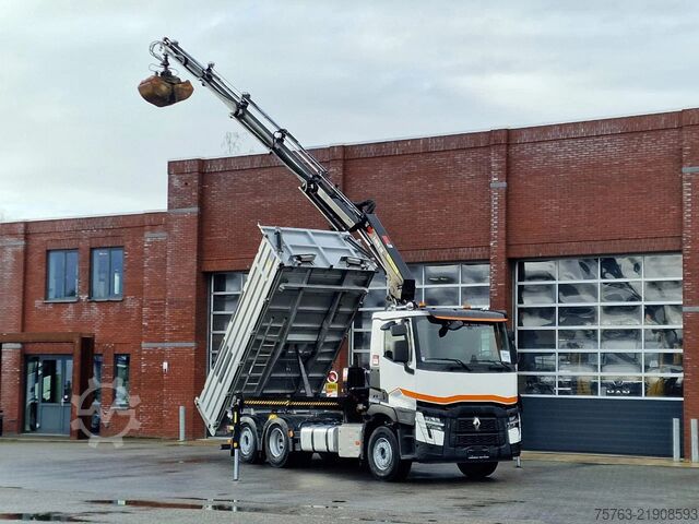 Crane truck Renault C 440 - 6x2*4 - HIAB X Pro 232 Crane - Meiler 3...