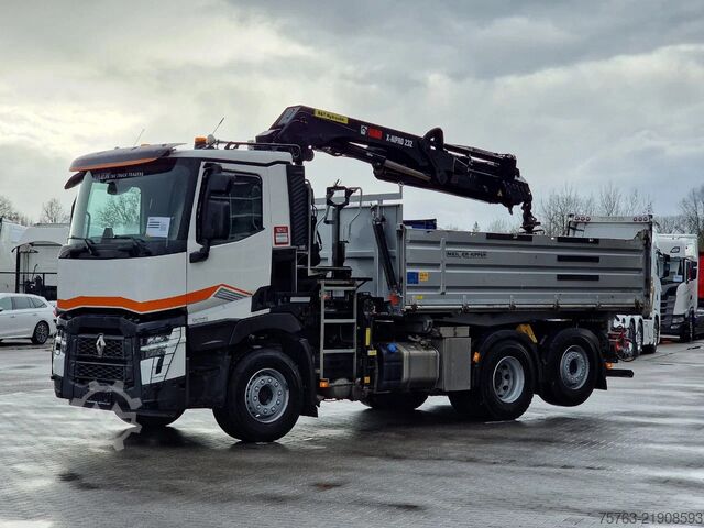 Crane truck Renault C 440 - 6x2*4 - HIAB X Pro 232 Crane - Meiler 3...