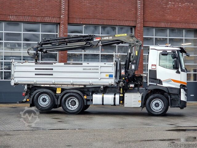 Crane truck Renault C 440 - 6x2*4 - HIAB X Pro 232 Crane - Meiler 3...