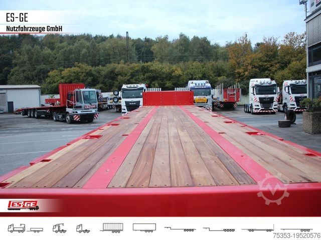 Auflieger mit Arbeitsbühne ES-GE 5-Achs-Ballastauflieger