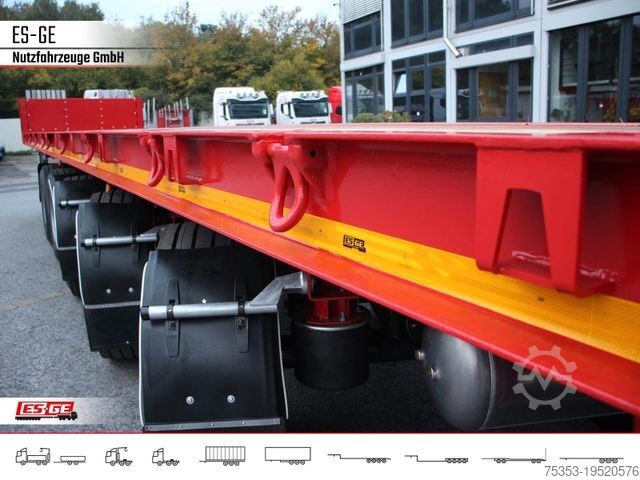Auflieger mit Arbeitsbühne ES-GE 5-Achs-Ballastauflieger