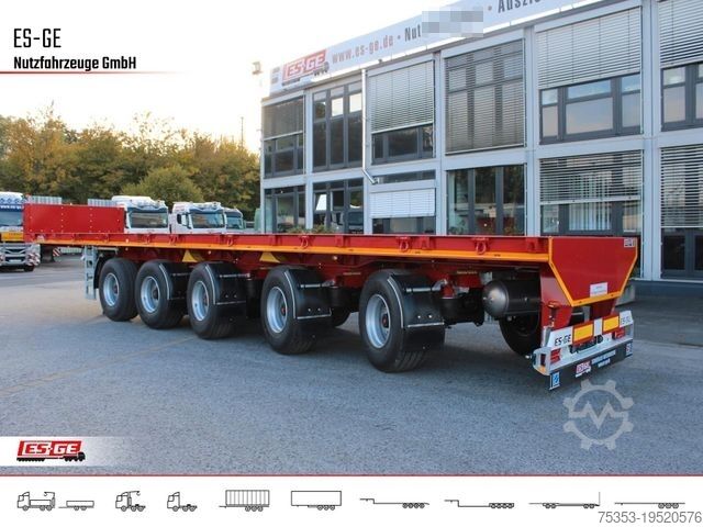 Working platform semitrailer ES-GE 5-Achs-Ballastauflieger
