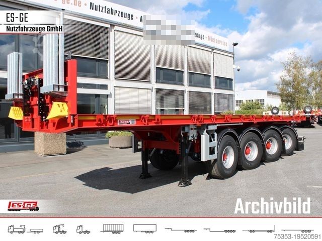 Working platform semitrailer ES-GE 4-Achs-Ballastauflieger