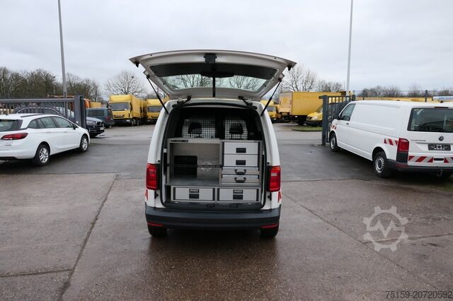 Panel van Volkswagen Caddy 4Motion 2.0 TDI KLIMA COC WERKSTATT 2-SITZER