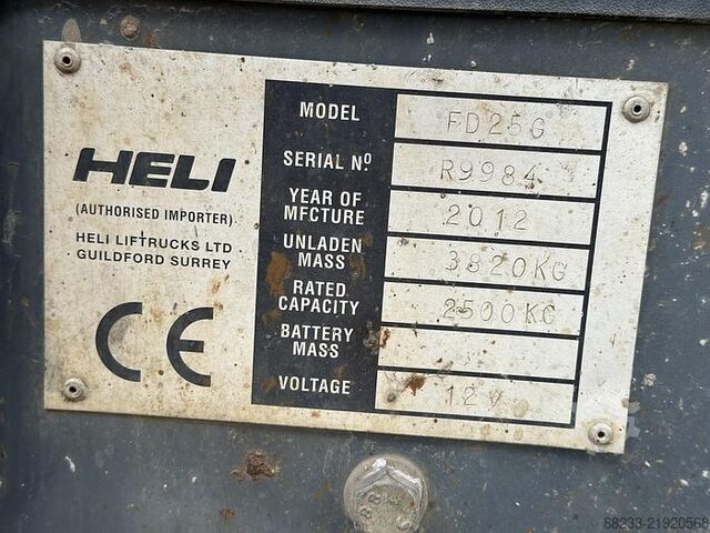 HELI FD25G 2012 HELI FD25G