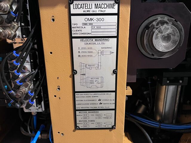 Woodturning machine / lathe Locatelli OMK300 + UF 150/220