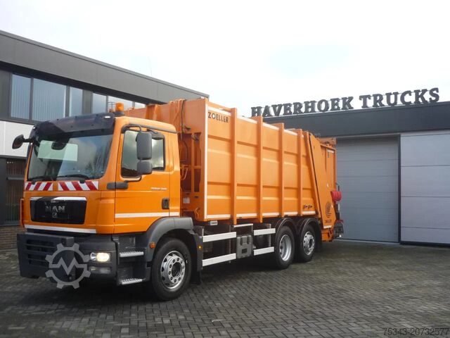 Refuse collection vehicle MAN TGM 26.340 6x2-4 Zoeller Medium XL