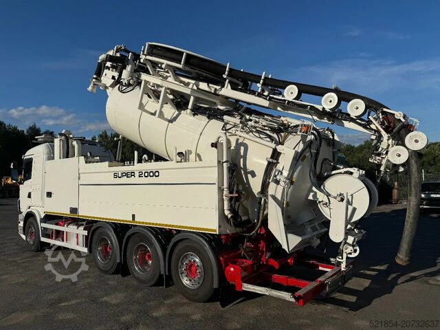 Saugfahrzeug Scania R480 Euro 6, Vacuum / Sewer Jetter / Recycler, ...