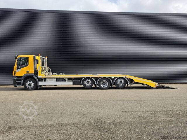 Bergungsfahrzeug Iveco AD320S42 8x2 / RETARDER / WINCH / AUTO-TRANSPORTER