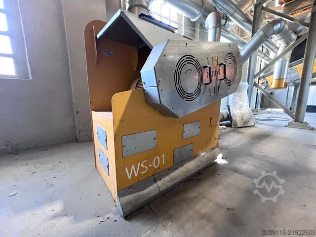 Light fraction and Municipal Solid Waste (MSW) separation equipment NIHOT WINDSHIFTER WS80