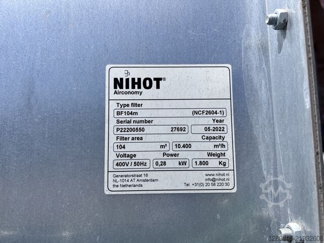 Light fraction and Municipal Solid Waste (MSW) separation equipment NIHOT WINDSHIFTER WS80