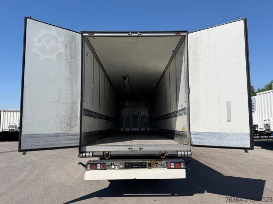 Low loader semitrailer KRONE KüHLAUFLIEGER,  THERMO KING SLXI 400, SAF-ACHSEN, DOPPELSTOCK