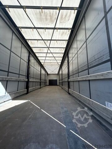 Open semitrailer with tarp KRONE SD PROFI LINER, LIFTACHSE, BPW-ACHSE, PALETTENKASTEN, EDSCHA-VERDECK