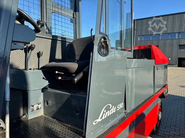 Side loader forklift Linde S50 //Duplex 4850 mm //