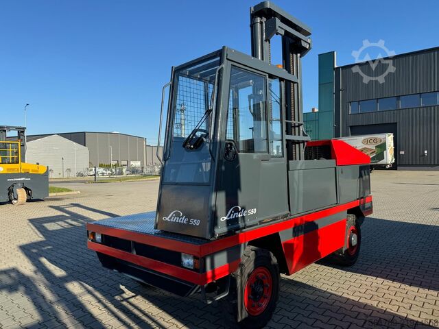 Side loader forklift Linde S50 //Duplex 4850 mm //