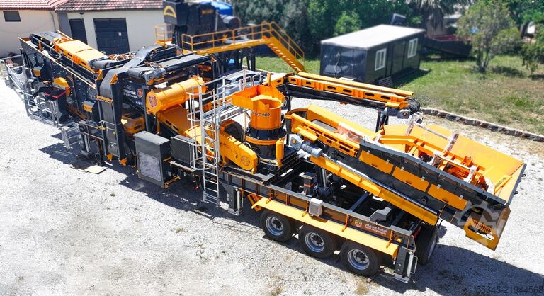 Crushing equipment FABO cone crusher / stone crusher 80-100 TPH Cone crusher MCC-100