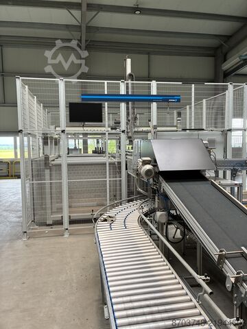 Label palletizer / palletizing robot Schunk Etikettenpalettierer Sonder-PAL