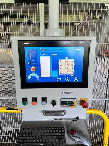 Label palletizer / palletizing robot Schunk Etikettenpalettierer Sonder-PAL