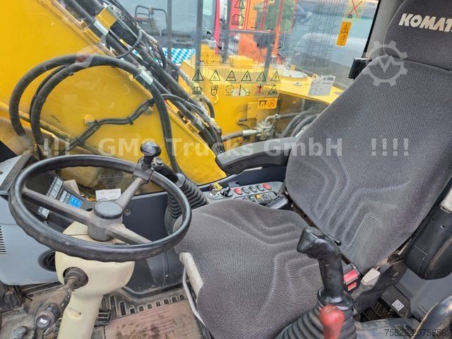 Mobilbagger KOMATSU PW 148 / NUR 5400h / Lehnhoff MS 10 / 2 Löffel