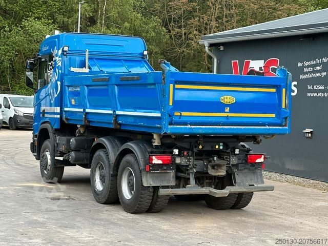 Dreiseitenkipper LKW SCANIA R500 XT 6x6 mit Meiler Dreiseiten Kipper