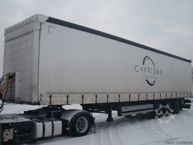 Auflieger mit Pritsche & Plane Schmitz Cargobull SCS 24/L-13.62 CEB Coil 9.000 mm