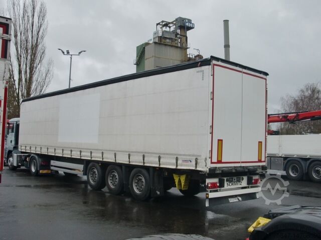 Auflieger mit Pritsche & Plane Schmitz Cargobull SCS 24/L-13.62 CEB Coil 9.000 mm