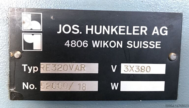 Book binding machine Hunkeler RE320VAR
