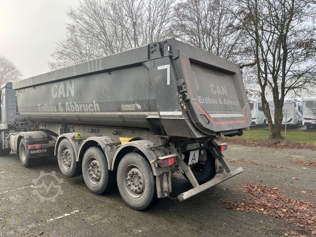 Kipper Auflieger SCHMITZ CARGOBULL SKI 24 / Liftachse / Rollplane