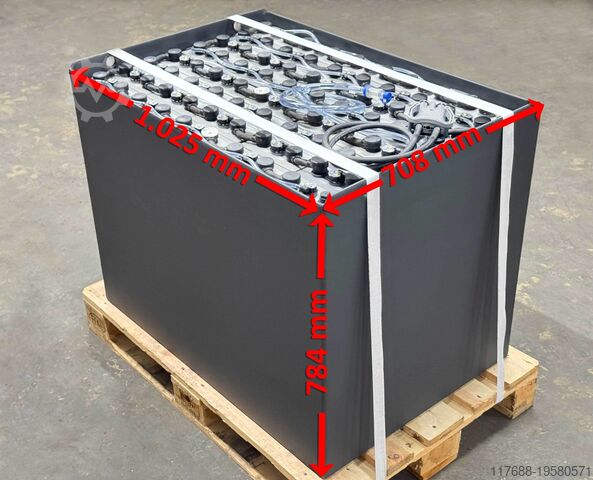 Forklift battery 80V 4PZS 620AH - DIN A Linde E20/25/30/40 - K/P - Still MX R60 RX60 - Jungheinrich EFG - Toyota FBM - Heli