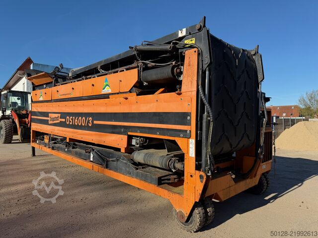 Mobile shredding plant Doppstadt DS 1600/3 Fraktion Sternsieb / 2 Magnet