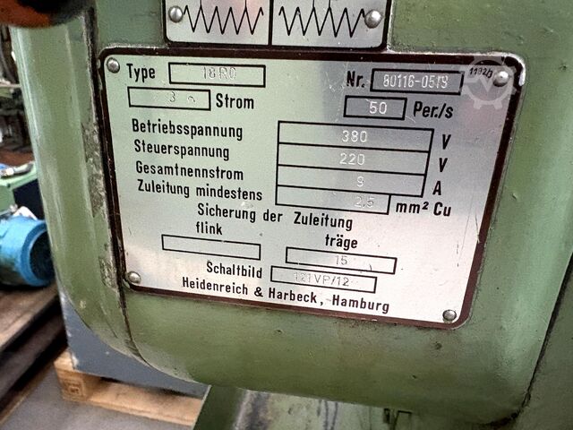 Leit-/Zugspindeldrehmaschine Heidenreich & Harbeck 18RO0519