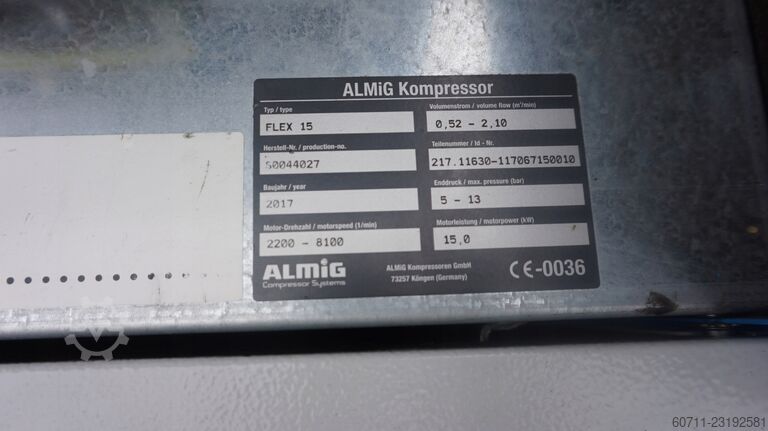 Screw compressor ALMIG FLEX 15