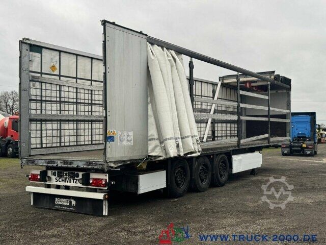 Auflieger mit Pritsche & Plane Schmitz Schmitz SCB*S3T Edscha Verdeck + Schiebeplane