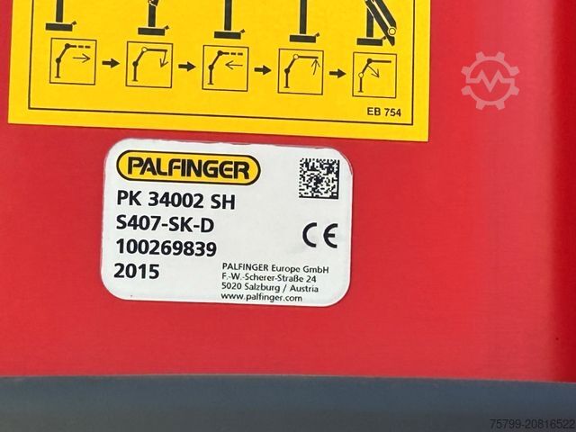 Autokran MERCEDES-BENZ 2543 Pritsche + PK34002SH Kran + Seilwinde