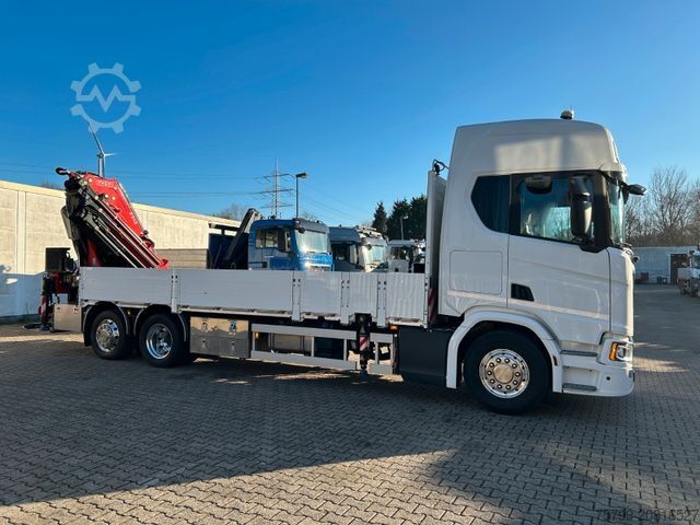 Autokran SCANIA R540 Pritsche + Fassi F545 Kran 6x2