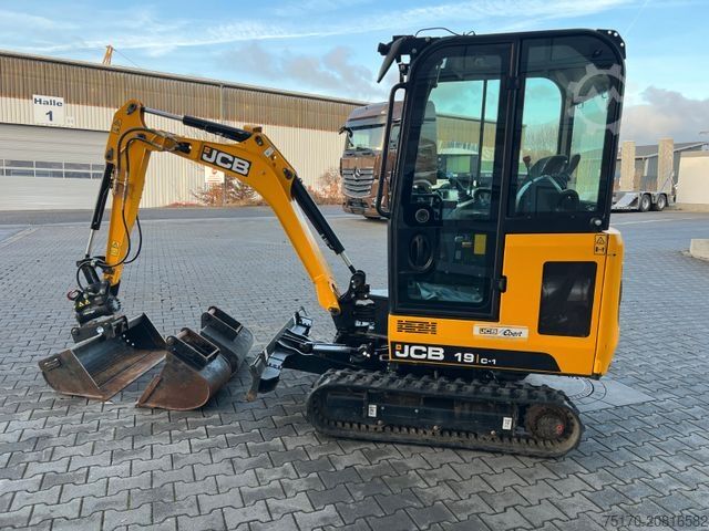 Minibagger JCB 19C-1 / nur 504h! / Powertilt / 2022