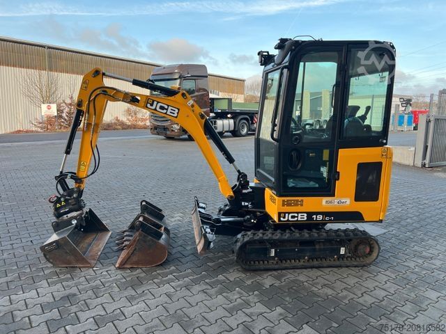 Minibagger JCB 19C-1 / nur 504h! / Powertilt / 2022