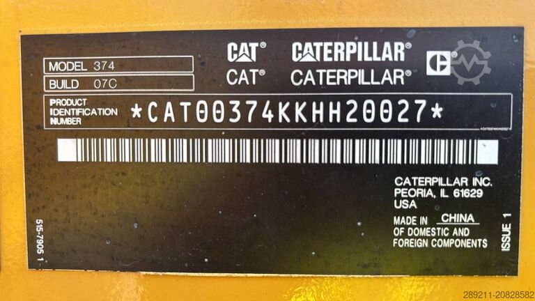 Raupenbagger CAT 374