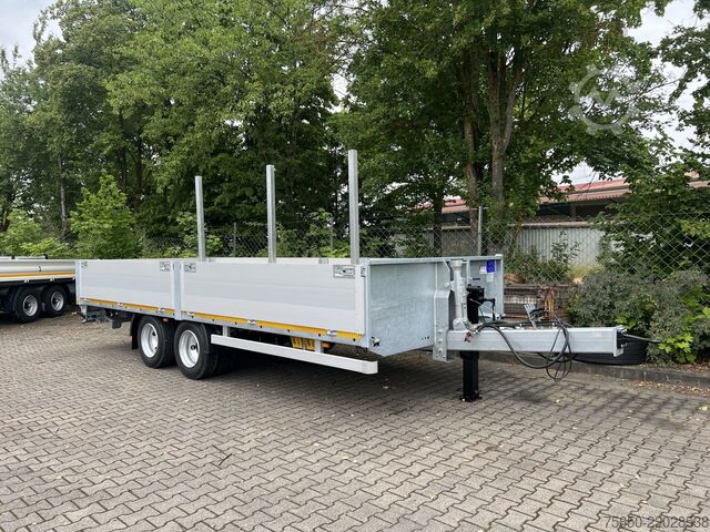 Open trailer Möslein THT 14,4 G 6,2  14,4 t GG Tandem- Pritschenanhänger- Tieflader